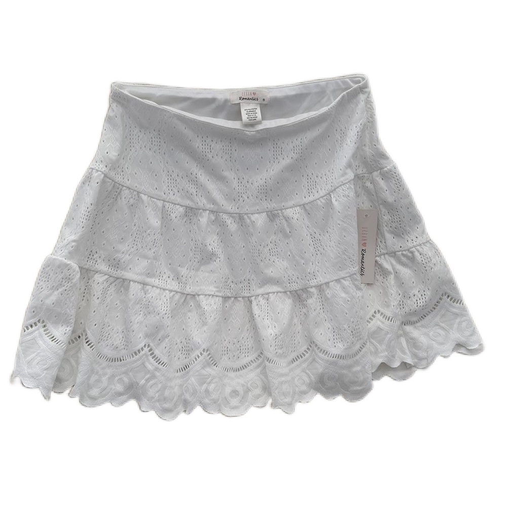 NWT Eyelet Mini Skirt